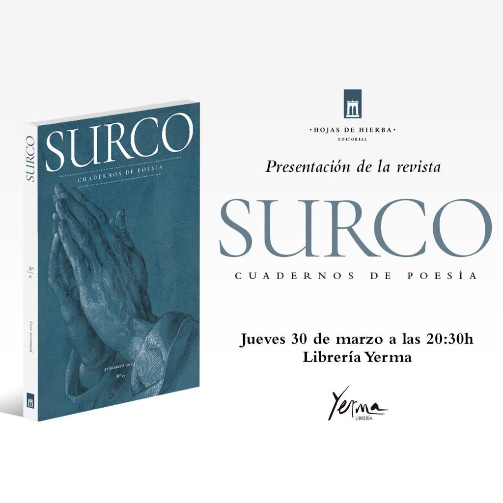 En un rato tendremos en Yerma la presentación de una nueva revista poética