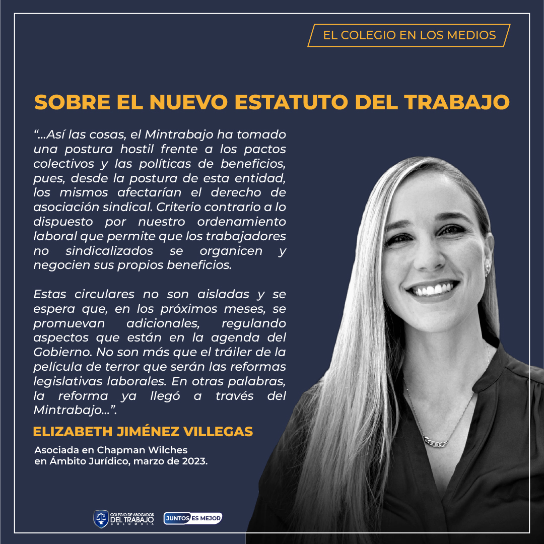 Colegio Abogados del Trabajo de Colombia tweet media