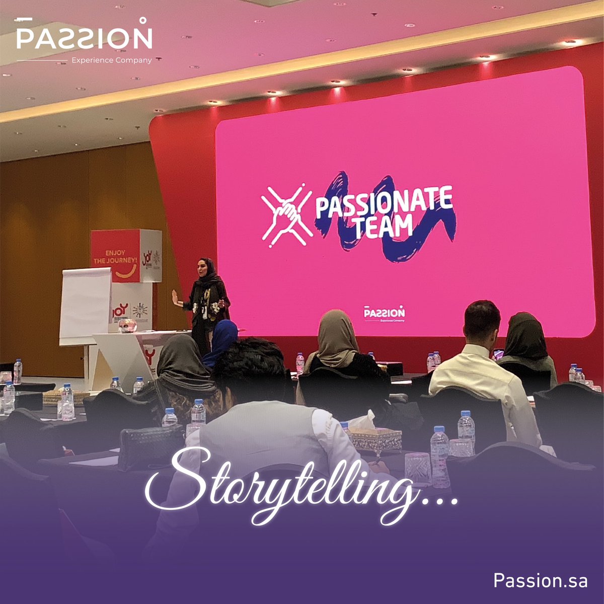 Passion_exp's tweet photo. نؤمن في فريقنا أن خلف كل حدث قصة مميزة تستحق أن تروى، نعمل على تجسيدها على أرض الواقع بأعلى المعايير لتصبح ذكريات سعيدة ومميزة يحملها الزوار. https://t.co/kT6wSFxT4g
