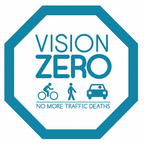 Heads Up ⤴️- Expect pedestrians 🚶‍♀️🚶‍♂️ in the crosswalk

Focus 🚗 - Be aware of your blind spots

Bike Smart 🚲- Share the road with cyclists and always check for bikes before turning. 

Driving isn't easy, but saving a life is. #Drive25 #VisionZero