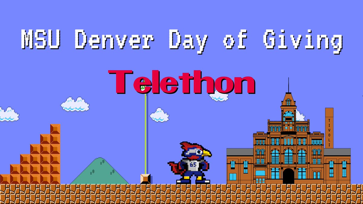 Tune in NOW to the #MSUDenver Day of Giving Telethon.

WATCH▶️ msudenver.me/livestream

#RunWithUs