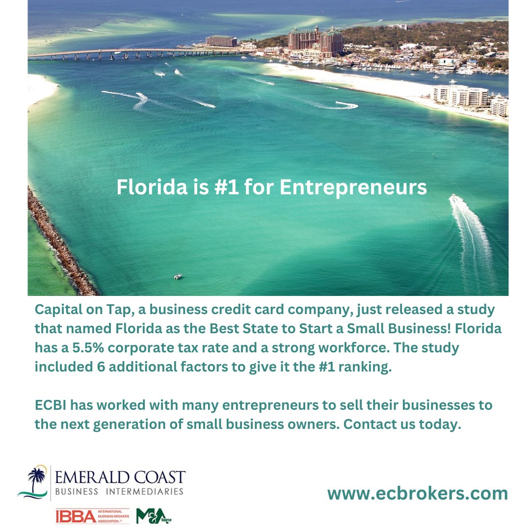 ECBrokers's tweet photo. #beyourownboss, #sellyourbusiness, #emeraldcoast https://t.co/rerUVB7TqK