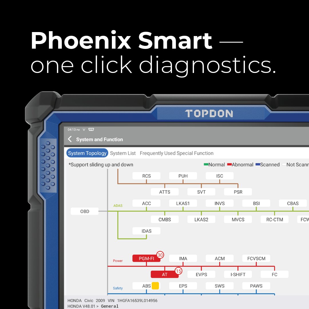 With TOPDON’s new generation of intelligent diagnostics tools, you can diagnose fault codes with just 1 click. Your only job—is to get your hands dirty. 
#TOPDON #PhoenixSmart #automotive #innovation #automotive #garage #tools #builtnotbought #mechanics #protools