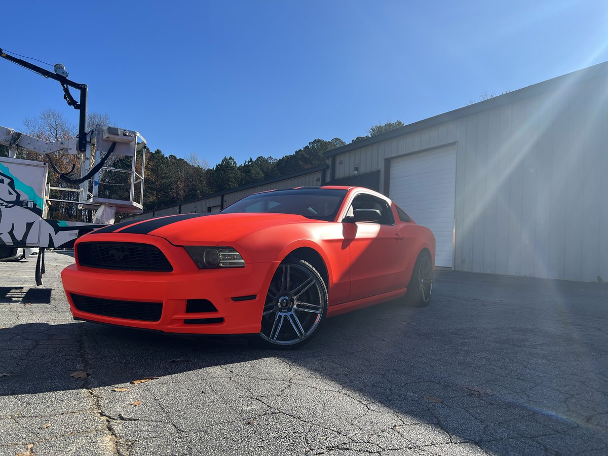 MetroRestyling's tweet photo. Neon vinyl wraps always look incredible in the sun βοΈ
Ford Mustang Wrapped in Hexis Satin Fluorescent Red
Wrapped by @reysigns
#metrorestyling #paintisdead #vinylwraps #customcars #carwrapping #vinylwrapping #wrappedcars #vehiclewraps #trackhawk #kpmf #kpmfvinyl #kpmfwraps https://t.co/cDaYdHFUlu
