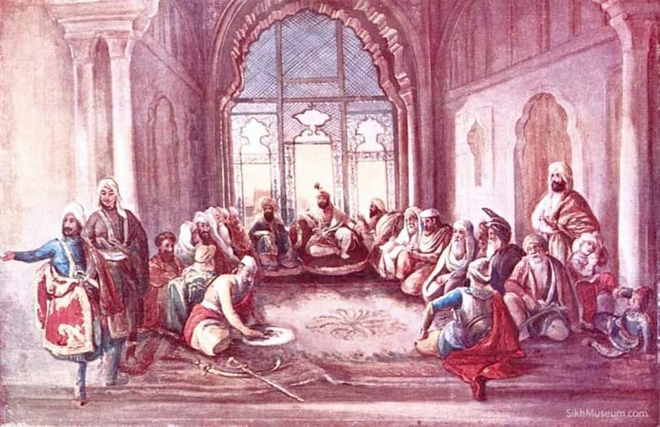 LahoreNama's tweet photo. Darbar Mahraja Shair Singh in Lahore Fort.
دربار مہاراجہ شیر سنگھ لاہور-
#LahoreDarbar #Lahorefort #Sheeshmehal https://t.co/X2Gtr29Z0u