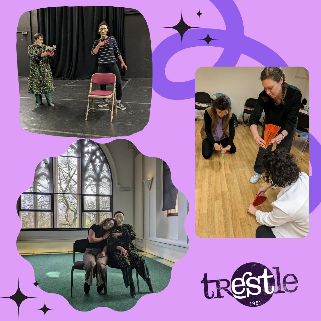 trestletheatre's tweet photo. March 2023 CPDL completed! Thank you to all who joined us, October CPDL dates will be announced soon... watch this space. 

#CPD #teachertraining #theatretraining #trestlemasks #theatremasks #CPDL #trestletheatre https://t.co/mXFFXcWgs2