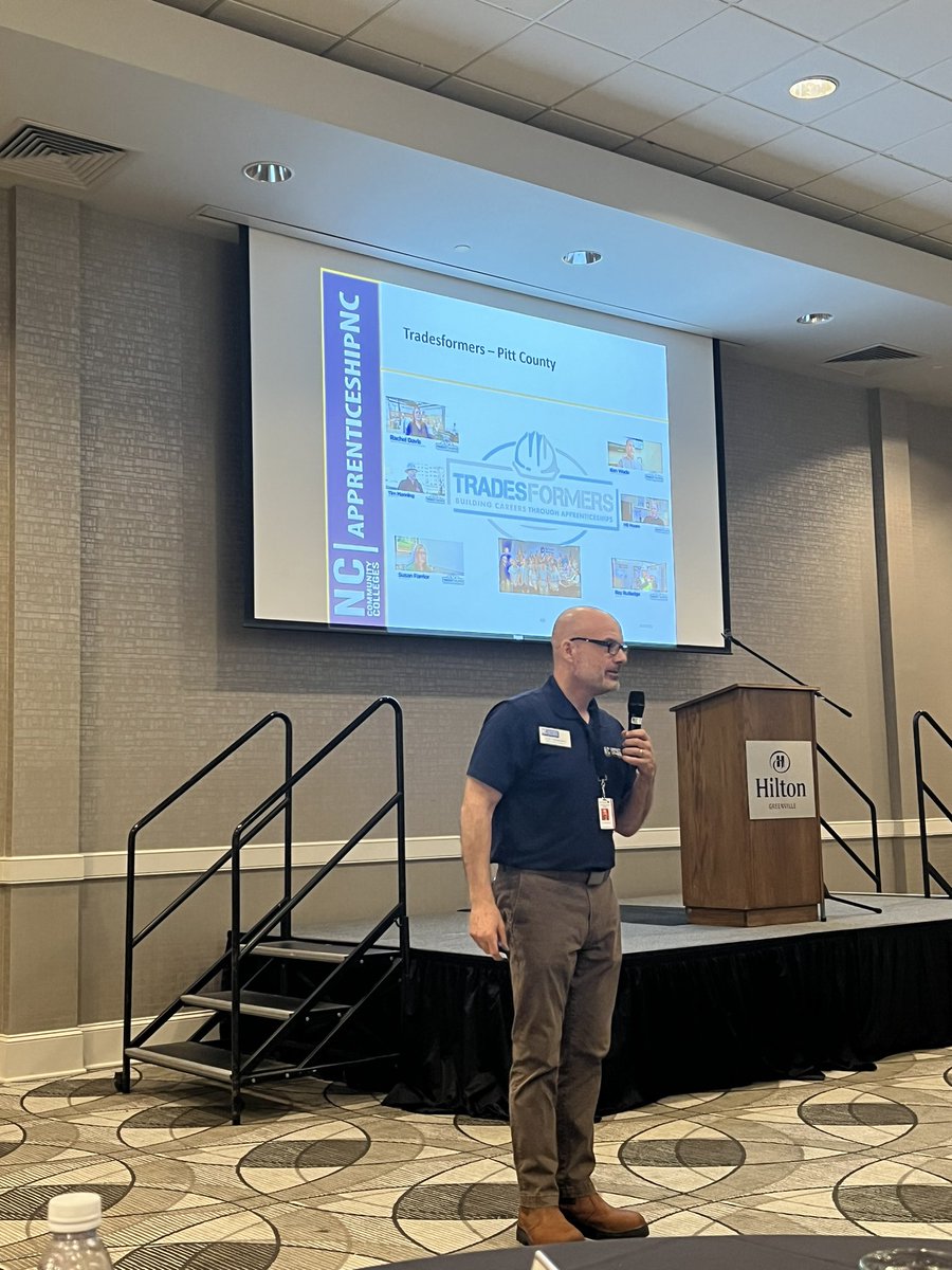 NCWorks Employer Engagement Forum - Career FIT (First In Talent) Preparing the workforce &amp; improving economic well-being. Thanks Larry Donley for invite to present about CTE. @NCBusinessCentr <a href="/ncworks/">NCWorks</a> <a href="/RiversEast/">Rivers East Workforce Development Board</a> <a href="/CteWbl/">NC CTE Work-Based Learning</a> <a href="/CTEforNC/">NC Career and Technical Education</a>  <a href="/NCCommerce/">N.C. Commerce</a>