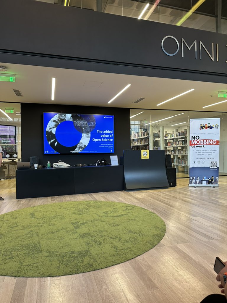 lpispir's tweet image. @OpenAIRE_eu Portfolio Manager @PNiki1 is presenting #OpenAIRE_Services and the added value they provide to #OpenScience in leveraging business intelligence at the @BCA_COLLEGE Business Intelligence and analytics meetup