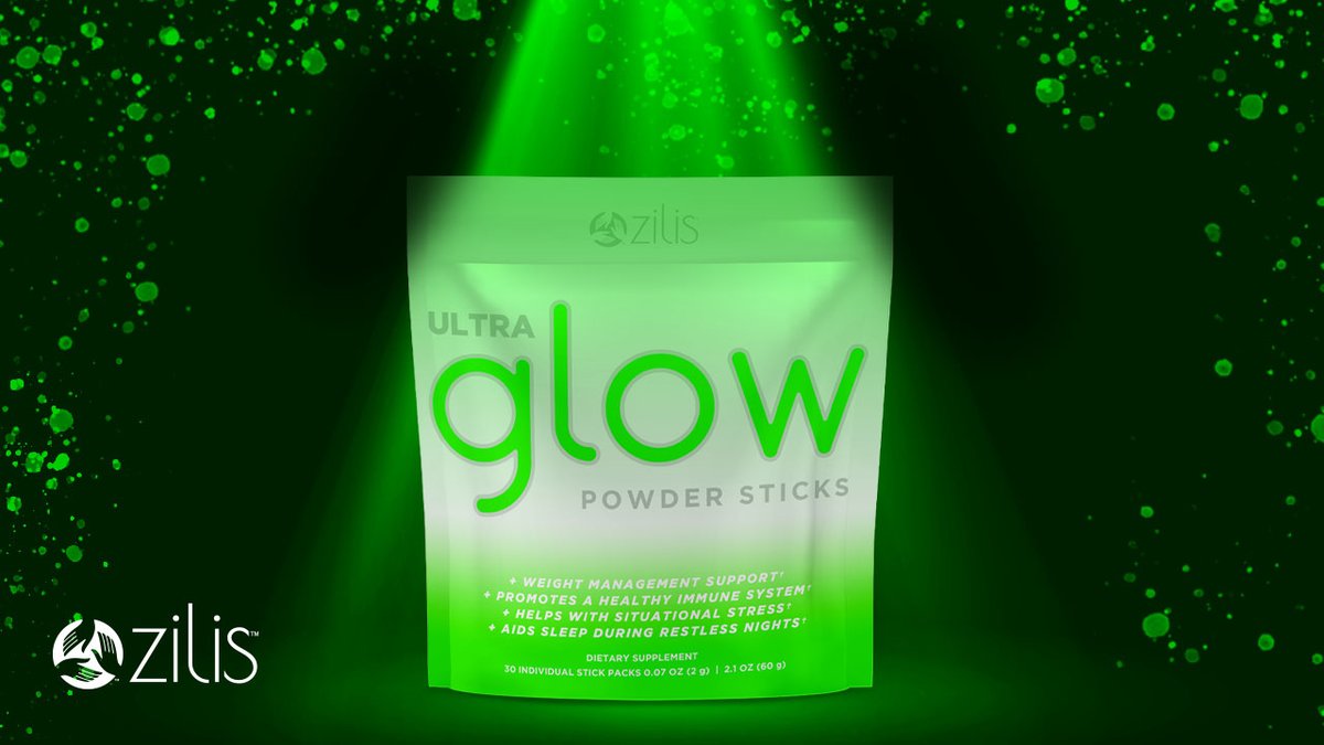 Are you ready for your GlowUp? UltraGlow supports healthy weight management, promotes a healthy immune system, helps with situational stress, and aids with sleep during restless nights. 💚✨