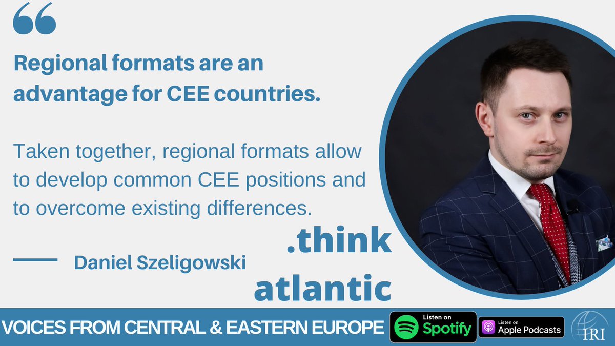 ThinkAtlantic's tweet photo. ❓Are regional formats (Visegrad 4, Bucharest 9, 3 Seas) beneficial to CEE countries❓

🇨🇿🇭🇺🇵🇱🇷🇴🇸🇰Listen to @dszeligowski @PISM_Poland and other @IRIglobal #TransatlanticSecurityInitiative participants' perspectives on security in our latest episode➡️https://t.co/sguD9jZu0X https://t.co/VwihREyZFM