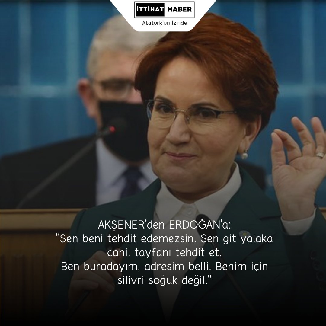 ittihathaber's tweet photo. #meralakSener https://t.co/ZSsAdL42tI