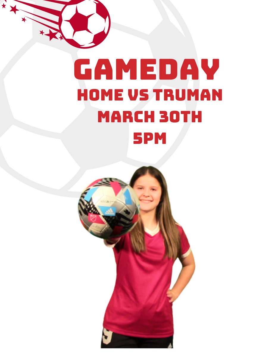 🚨GAMEDAY🚨
📍FOHS
🆚️ Truman
⏰️5pm