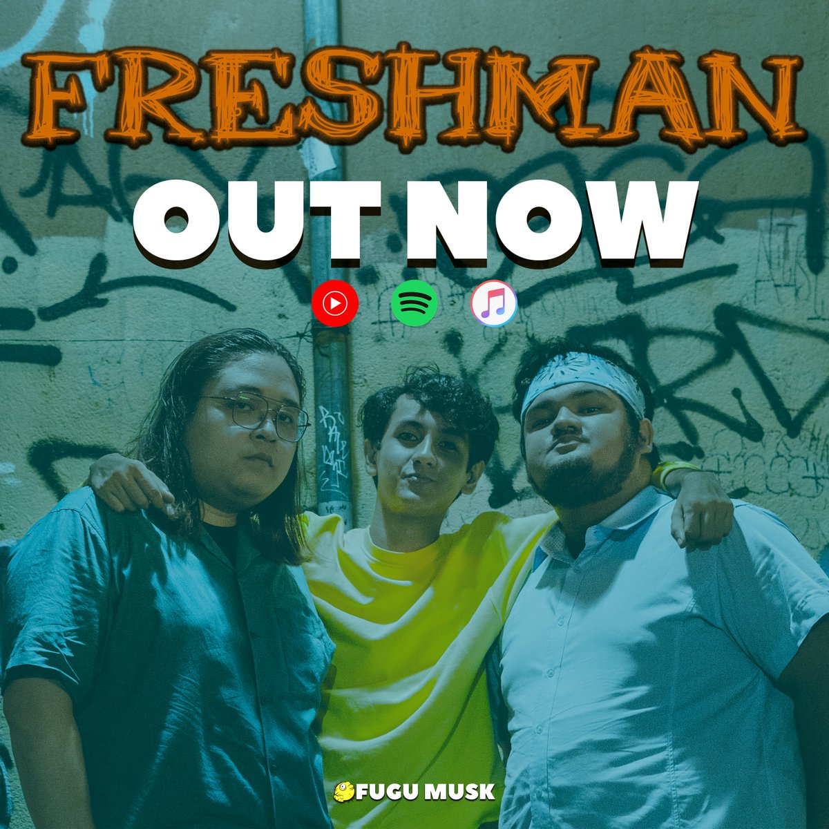 FuguMusk's tweet photo. lights are on, wake up

freshman is out now!!! stream it and share it with all of our friends. lyric video will be out soon so keep a lookout.

https://t.co/ZwrCZ0JtbO https://t.co/LBmBhTuy3c