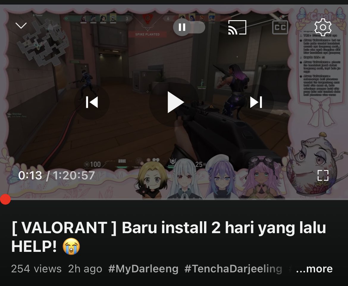 Tencha Darjeeling 🍵🫖 Teapot Vtuber on Twitter "Lhoo kok ginii? Streamnya 2 jeman tapi pas mau