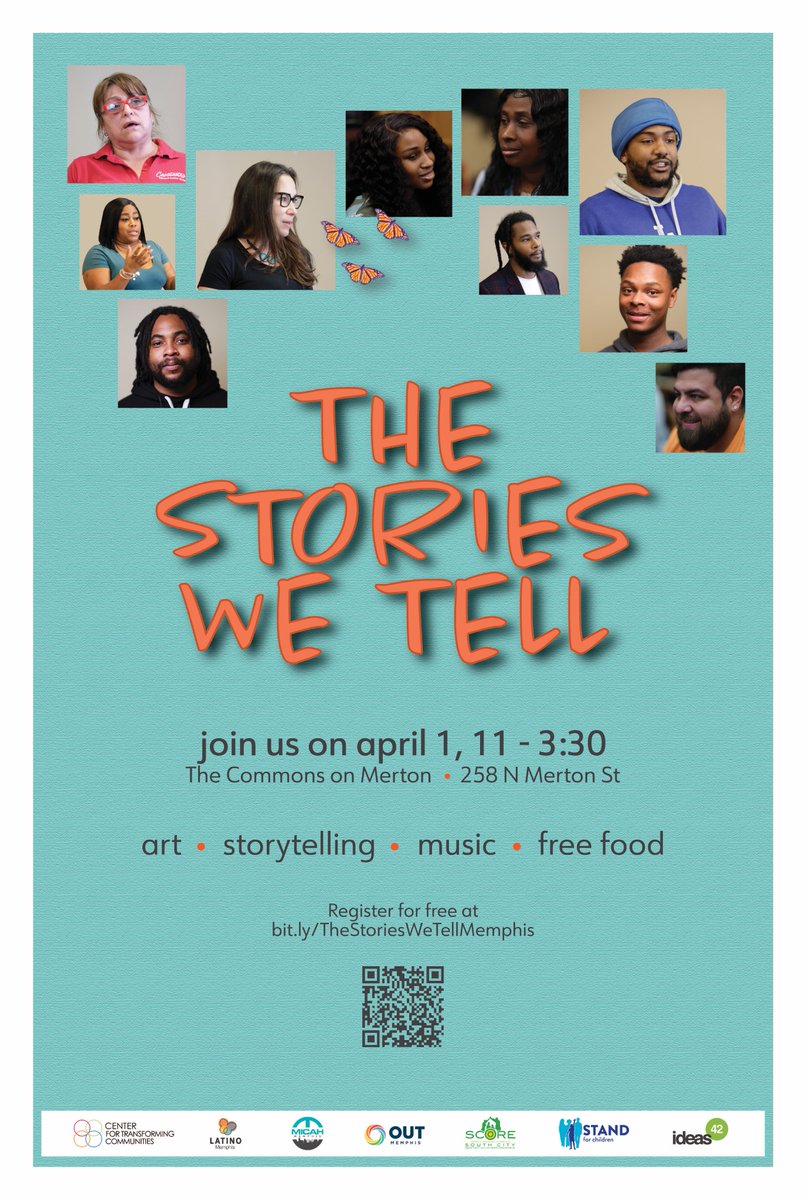 CTCmidsouth's tweet photo. THIS SATURDAY!!! Join us at 11:00am
 for a community storytelling celebration! 
There will be singing and the unveiling of a mural created by Jamond Bullock. 
Family-friendly and childcare provided.                          Free registration at https://t.co/FhpVPf3JGP https://t.co/NXQaAyljDt