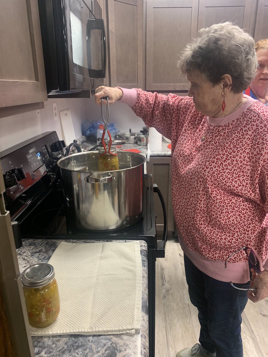 Extension canning class was a success at the Keiser Demonstration Kitchen.