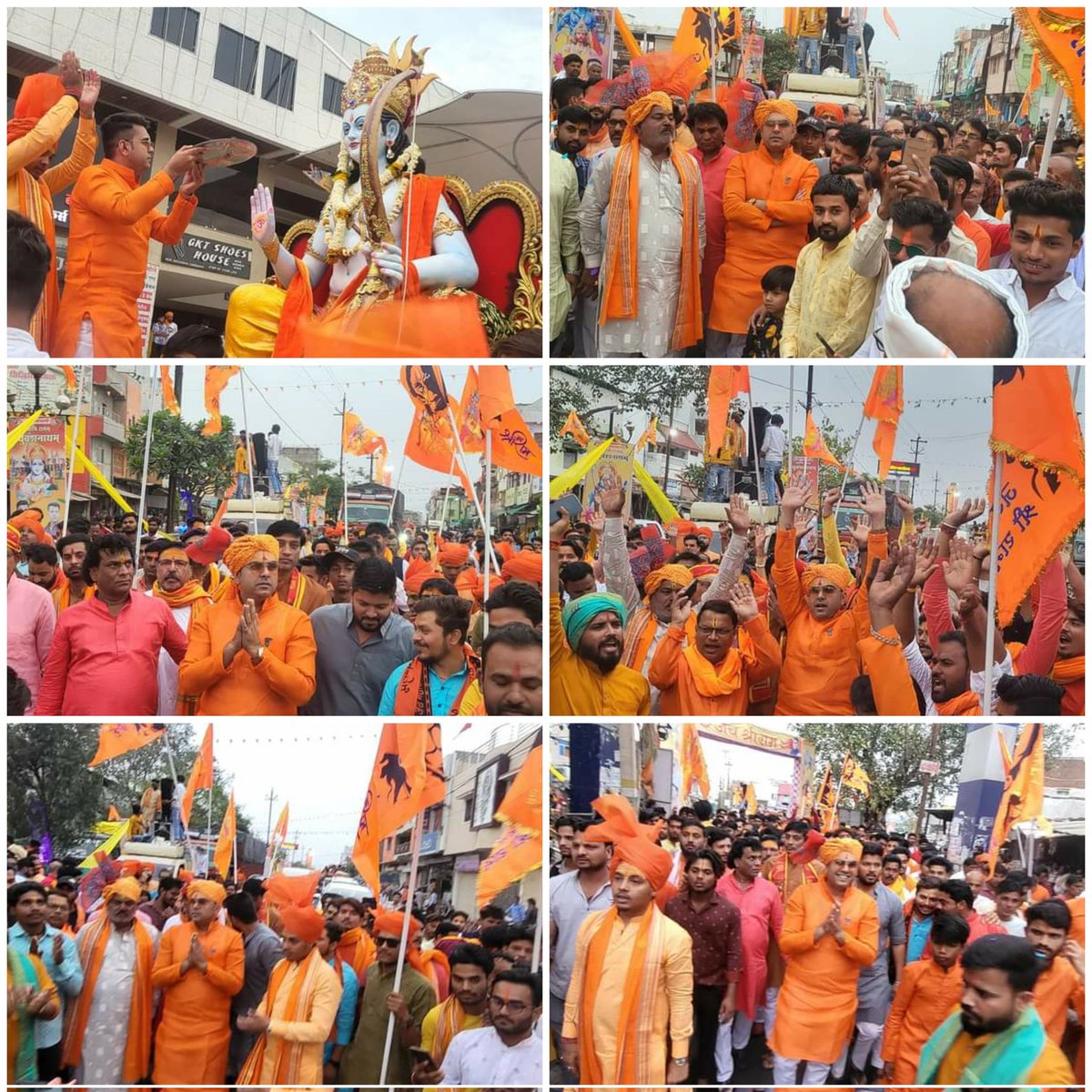 BHARGAVABHISHEK's tweet photo. क्षेत्र में चल रही #भागवत #कथा एवं #श्रीराम_जन्मोत्सव #चलसमारोह में शामिल होकर #धर्म लाभ प्राप्त किया। https://t.co/6LWqibavDT