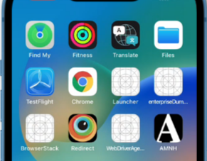 Nice functionality from <a href="/browserstack/">BrowserStack</a> to be able to test the "Add to Home Screen" feature! You can even access the Home Screen on the mobile device as well. #mobiletesting #crossbrowsertesting #beingatestingninjaisawesome
