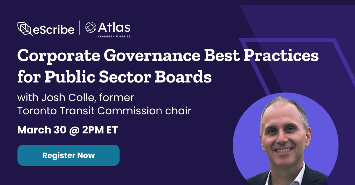 eScribe Software tweet media