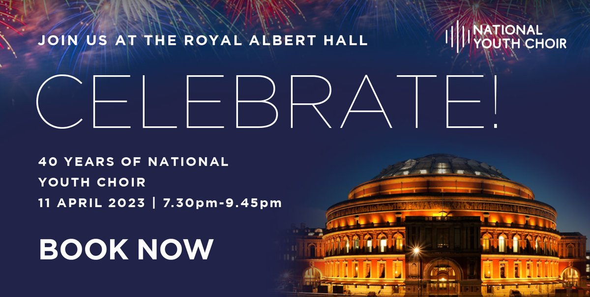 Under 2 WEEKS to go until our CELEBRATE! concert @RoyalAlbertHall Featuring over 9⃣0⃣0⃣ voices aged 9-25 from across our choirs plus @nycgbfellowship & @nycgbalumni 🎶 Conductors @benparrymusic @gregbeardsell @joannaconductor @LucyJoyMorris @wjbdawes 🎟️ bit.ly/3Uzt8yl