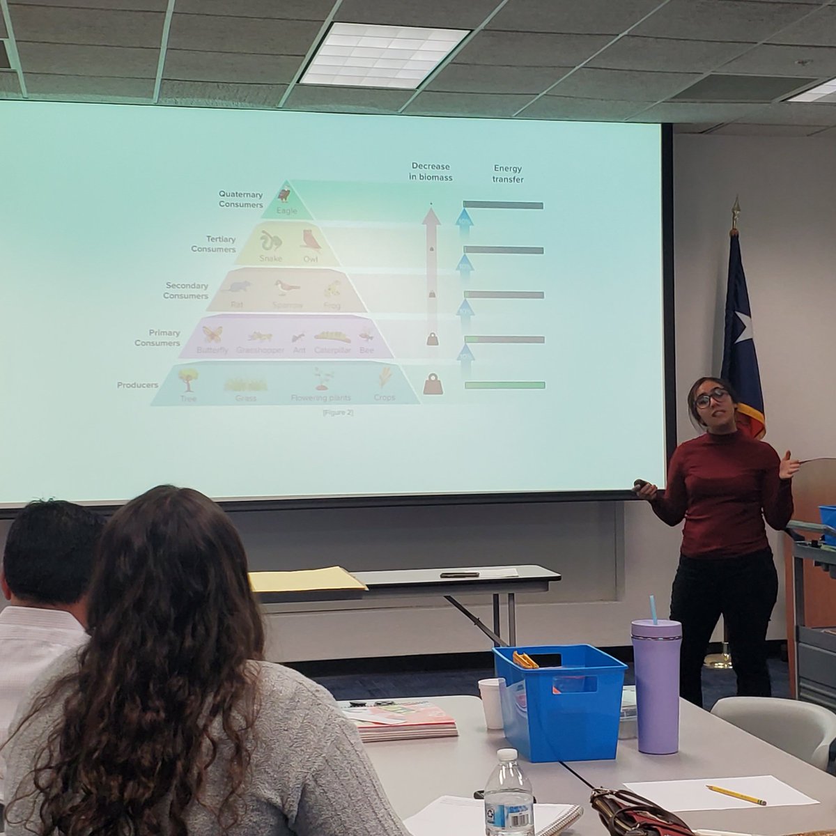 Our STEM Cycle 4 teachers-in-training practice teaching while helping each other prepare for their content exam. #teacherprep <a href="/Liz_C_Bonilla/">Elizabeth Bonilla</a> <a href="/ESCRegion19/">ESC-Region 19</a>