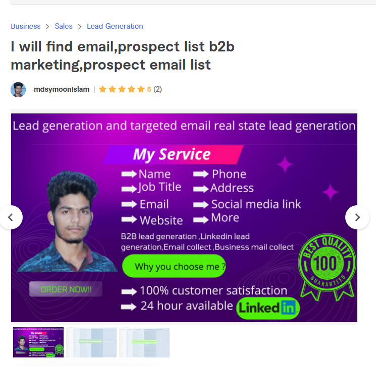 My Fiverr Gig Link:
fiverr.com/share/wPkZgo
fiverr.com/share/krL62
fiverr.com/share/krL6owb
fiverr.com/share/DGBldV
WhatsApp/ Telegram:01860489354
Email: mdsymoonislam24287@gmail.com
Thanks
Md Symoon Islam Omi
#b2b #b2bleadgeneration
#virtualassistantservices
#architects

16s