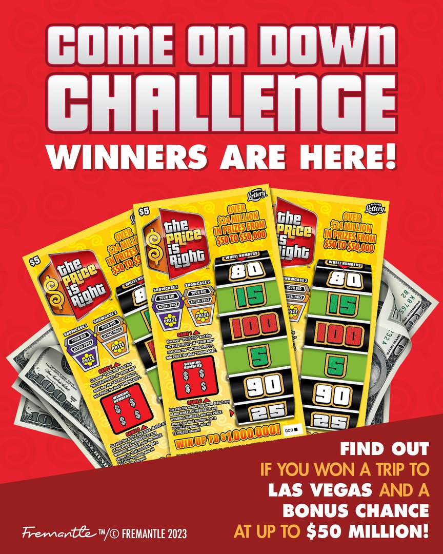 Florida Lottery On Twitter Winners Of The COME ON DOWN Challenge florida-lottery-on-twitter-winners-of-the-come-on-down-challenge