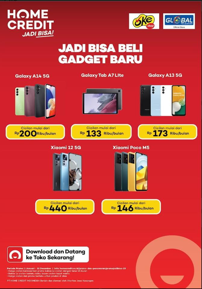 Mau handphone baru? Tapi mau mudik juga? Gampang! Kalian bisa langsung pengajuan di home credit Indonesia, mumpung lagi ada promo spesial ramadhan, promo 0% dan ada ratusan undian berhadiah setiap harinya!
Yuk yg mau pengajuan atau mau tanya² dulu boleh langsung hubungi saya
