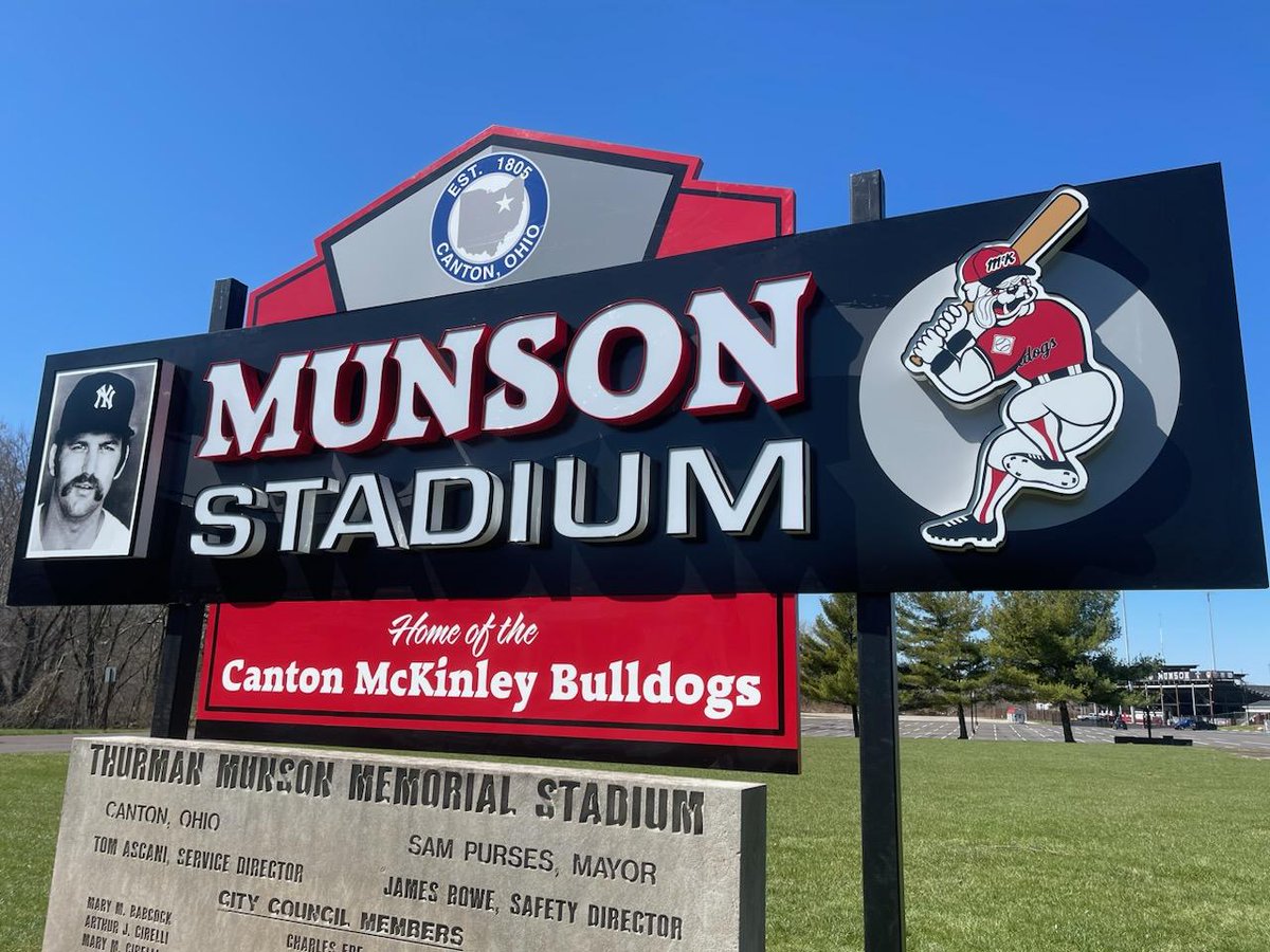 bogdog44's tweet image. 😳WOW😳
New entry sign is phenomenal.
Strong effort from City of Canton. They have been first class on this project at all times.
#CommunityResource