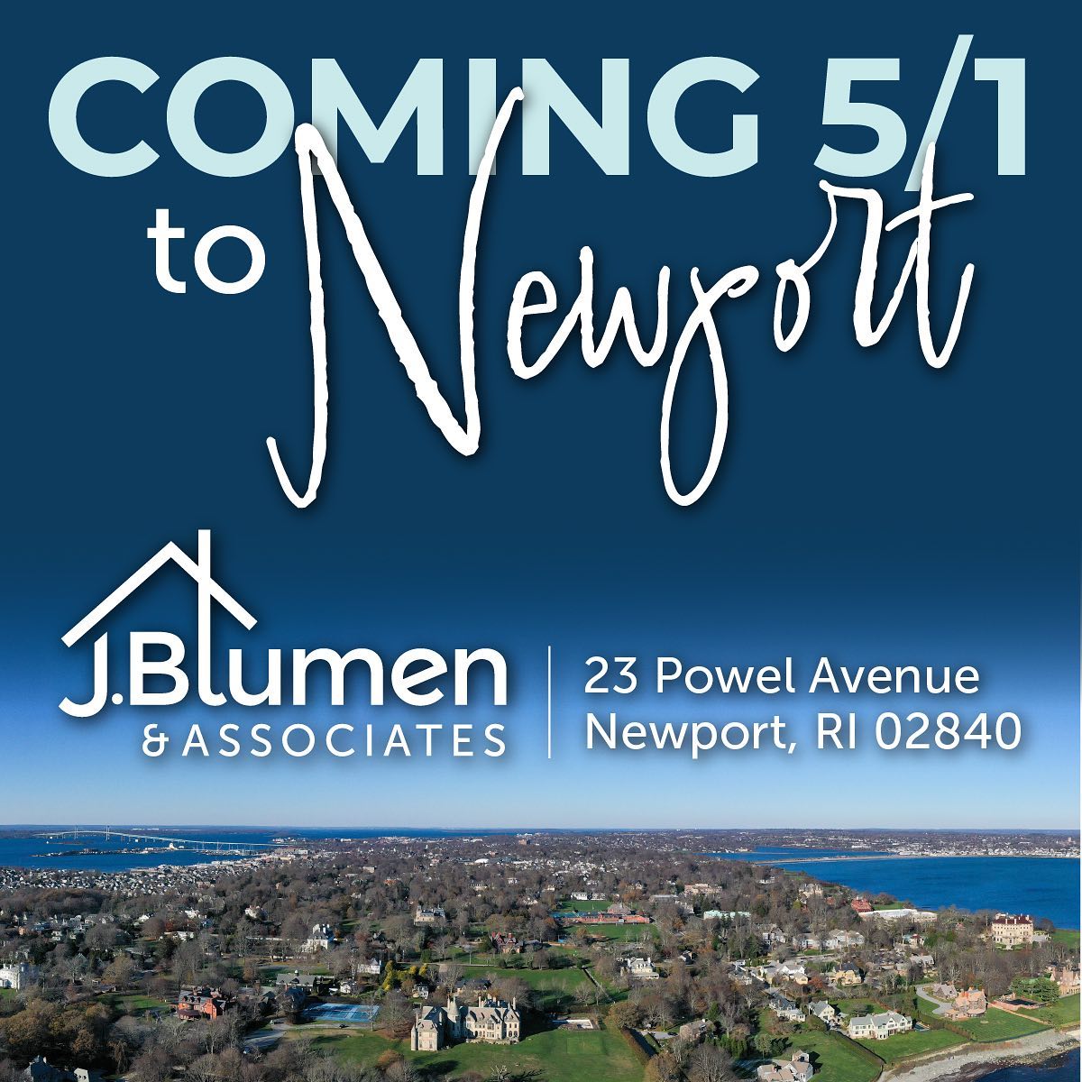 Congratulations on the upcoming new office for J Blumen &amp; Associates!