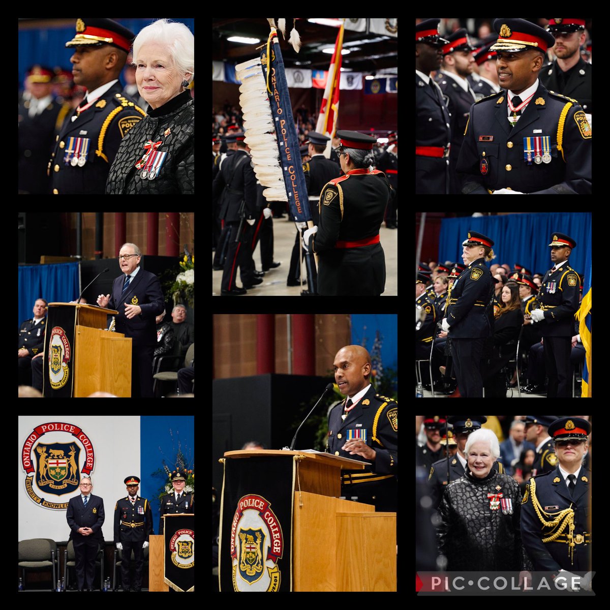 ChiefNish's tweet photo. Was my honour to address and speak with the ON Police College graduating class of ‘23. Whatever path this amazing career takes you, I know you’ll serve your communities with pride and that you will positively shape the story of policing in ways you can’t imagine. Congrats! https://t.co/XBoNw0h3dG