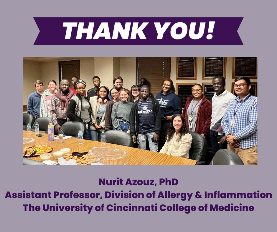 Ashley A Wilkins, PhD (@micreaux_atx) on Twitter photo @Micro_Immuno had a special guest this week! <a href="/NuritAzouz/">Nurit Azouz</a> will be serving as an Outside Reviewer on senior student <a href="/NickFirst13/">Nick First</a>'s Advisory Committee!
<a href="/LSUHS_PhD/">LSUHS School of Graduate Studies</a> <a href="/LSUHS/">LSU Health Shreveport</a> <a href="/monica_gestal/">Gestal Lab</a> @Micro_Immuno had a special guest this week! <a href="/NuritAzouz/">Nurit Azouz</a> will be serving as an Outside Reviewer on senior student <a href="/NickFirst13/">Nick First</a>'s Advisory Committee!
<a href="/LSUHS_PhD/">LSUHS School of Graduate Studies</a> <a href="/LSUHS/">LSU Health Shreveport</a> <a href="/monica_gestal/">Gestal Lab</a>
