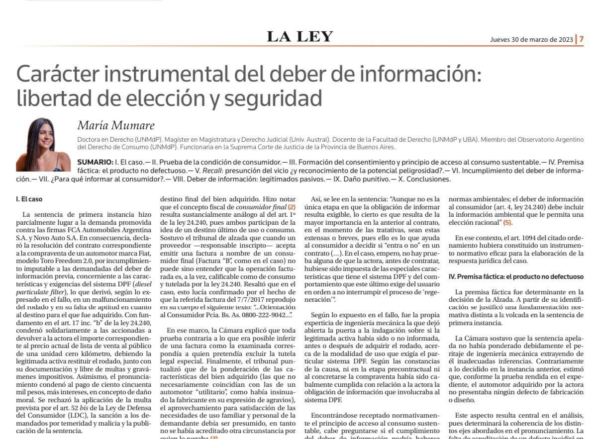 Observatorio Argentino del Derecho de Consumo (@ounmdp) on Twitter photo 