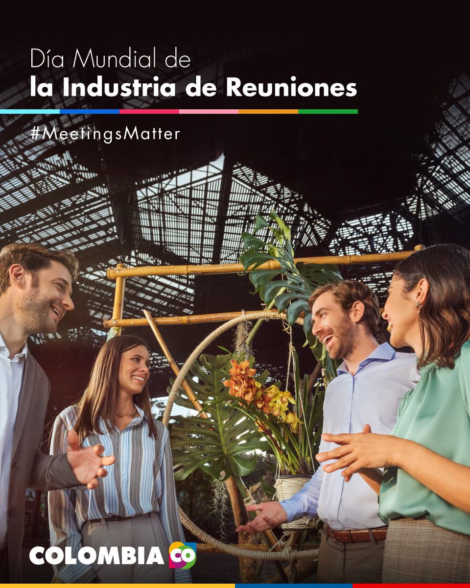 CarCaballeroV's tweet image. Celebramos el Día Mundial de la Industria de Reuniones, uno de los motores del turismo en nuestro país. Tenemos grandes resultados que compartir: de agosto de 2022 a la fecha hemos aportado a la captación de 163 eventos a realizarse en @Colombia. #MeetingsMatter #GMID2023