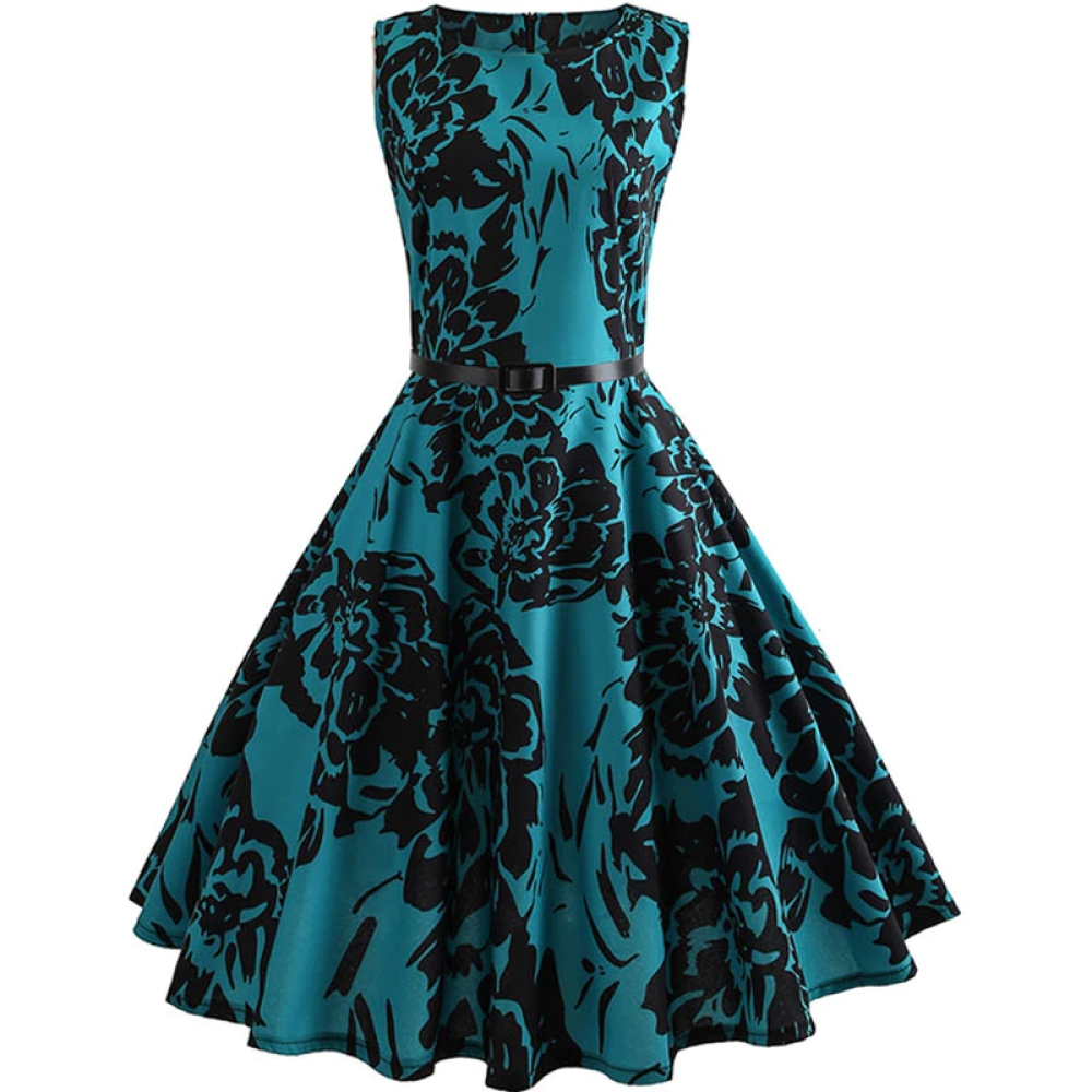 Floral Print Summer O-Neck Dress #summerdress #summerdresses #jualsummerdress #summerdressph