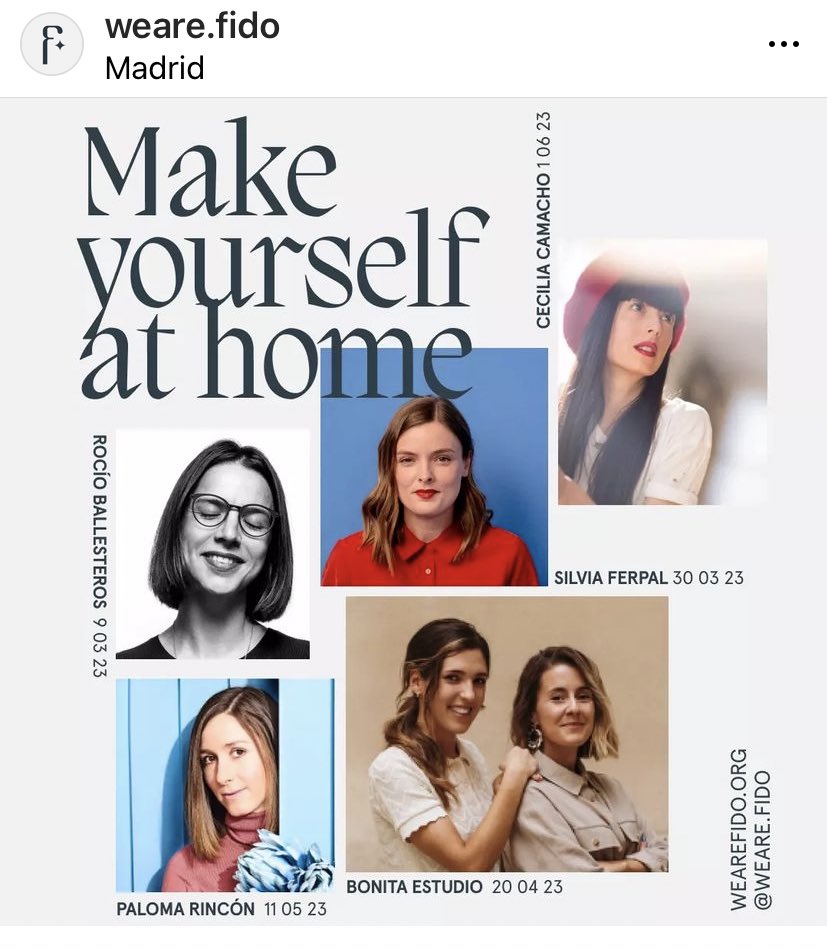Primera vez que asisto a #MakeYourselfAtHome by FIDO y no será la última ☺️ 

Muy interesante charla de <a href="/silviaferpal/">Silvia</a>: Multidisciplinaridad y arqueología en Espacio Ucrania 

20 de abril: <a href="/BonitaEstudio/">Bonita Estudio</a> 😍