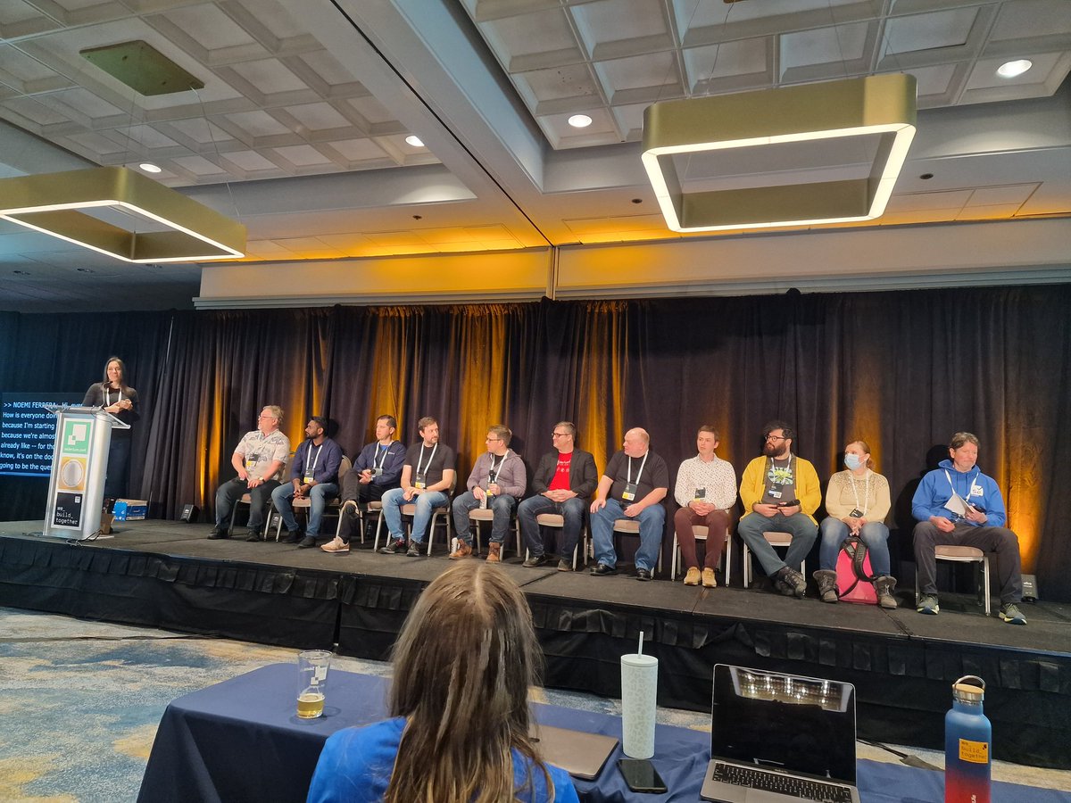 Comitterpanel <a href="/seleniumconf/">SeleniumConf</a> sooooo good to be back in person. Was a great conference.