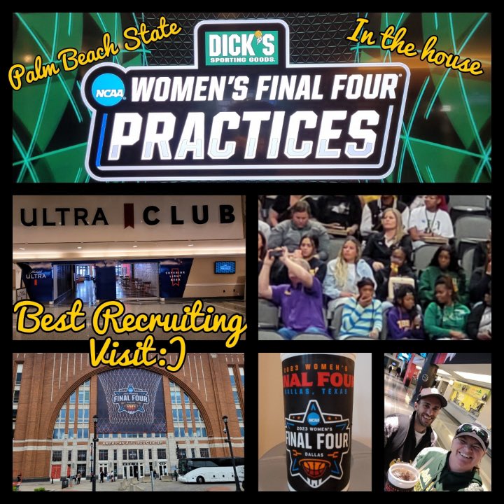 I’ve been at this a long time but this is a first! <a href="/palmbeachwbb/">Palm Beach State WBB</a> linked up with <a href="/LadyTigers_MHS/">Mansfield Girls Basketball</a> at Final Four Practices to meet <a href="/briannaleigh05/">Bree Williams</a> in person. We sat down in an open room at the AAC and Bree walked out w/ an offer on the table. Thankful to get to meet them in person!