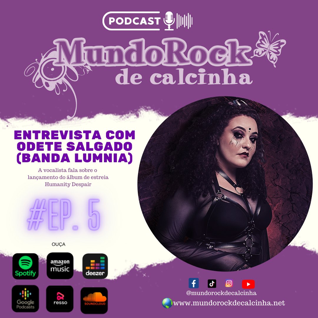 podcastmrc's tweet photo. Entrevista com Odete, vocalista da banda Lumnia 🤘 OUÇA https://t.co/ELOM4rblwy

#mundorockdecalcinha #rock #mulheresnorock #metal #lumniaband #rockfeminino https://t.co/f6E8xVpklG