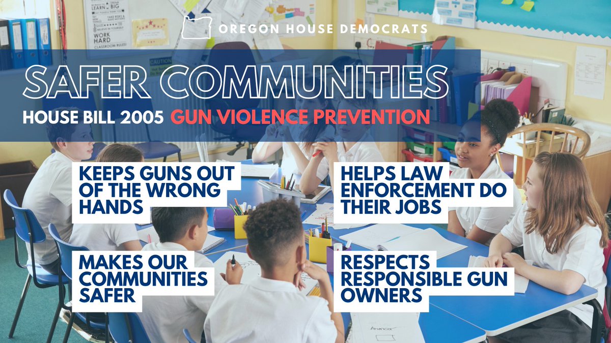 Guns are the number one cause of death of children ages 1-18 in the US. It doesn't have to be like this - we all deserve the freedom to live fulfilling lives. Here's what we're doing to reduce gun violence and keep our communities and schools safe. #orleg #orpol