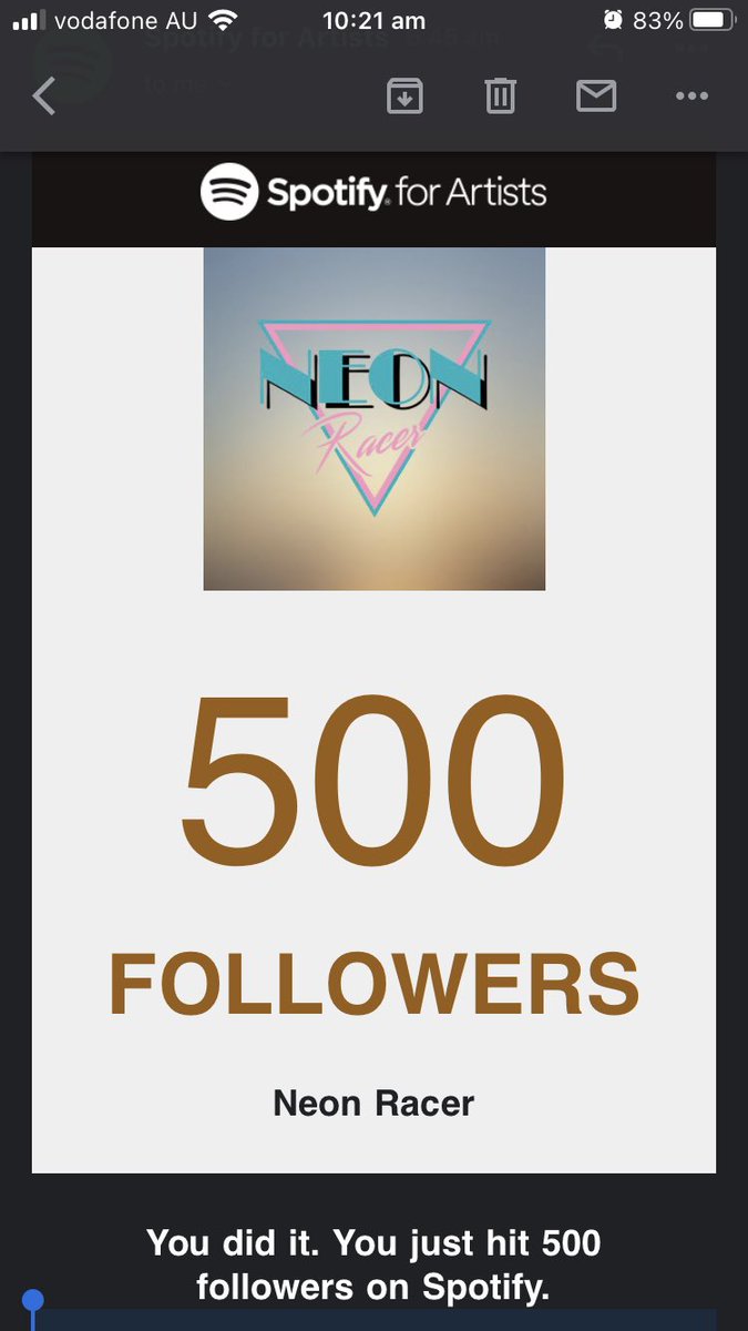 Not a brag; just a thank you! I’ve received overwhelming support from all you good looking #synthfam folk since hitting this platform and this is a great milestone for me. Thanks everyone, keep being awesome