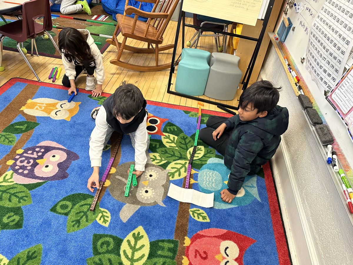 MrsBernalGrade2's tweet photo. Ss are learning and practicing how to measure accurately. They used different units of measurement to find the length of their jumps. They also graphed our class jump data on a line plot and found the difference between the longest jumps and the shortest jumps! #WeAreTisdale https://t.co/hDxSWNwCnE