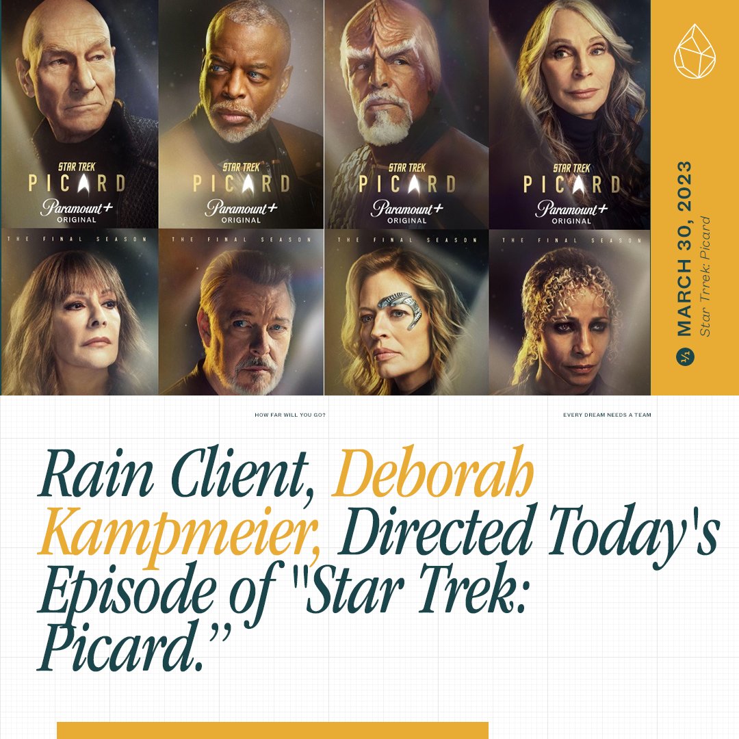 RainManagement's tweet photo. Have you been keeping up with the latest season of "Star Trek: Picard"? Catch an all new episode today on Paramount+! Comment if you're a Trekkie. ⬇️🌟
#startrek #startrekpicard #startrektv #startrekseries
#series #tvseries #tvshow #goodtv #rainclient #rainla https://t.co/VTOtzuGZuu