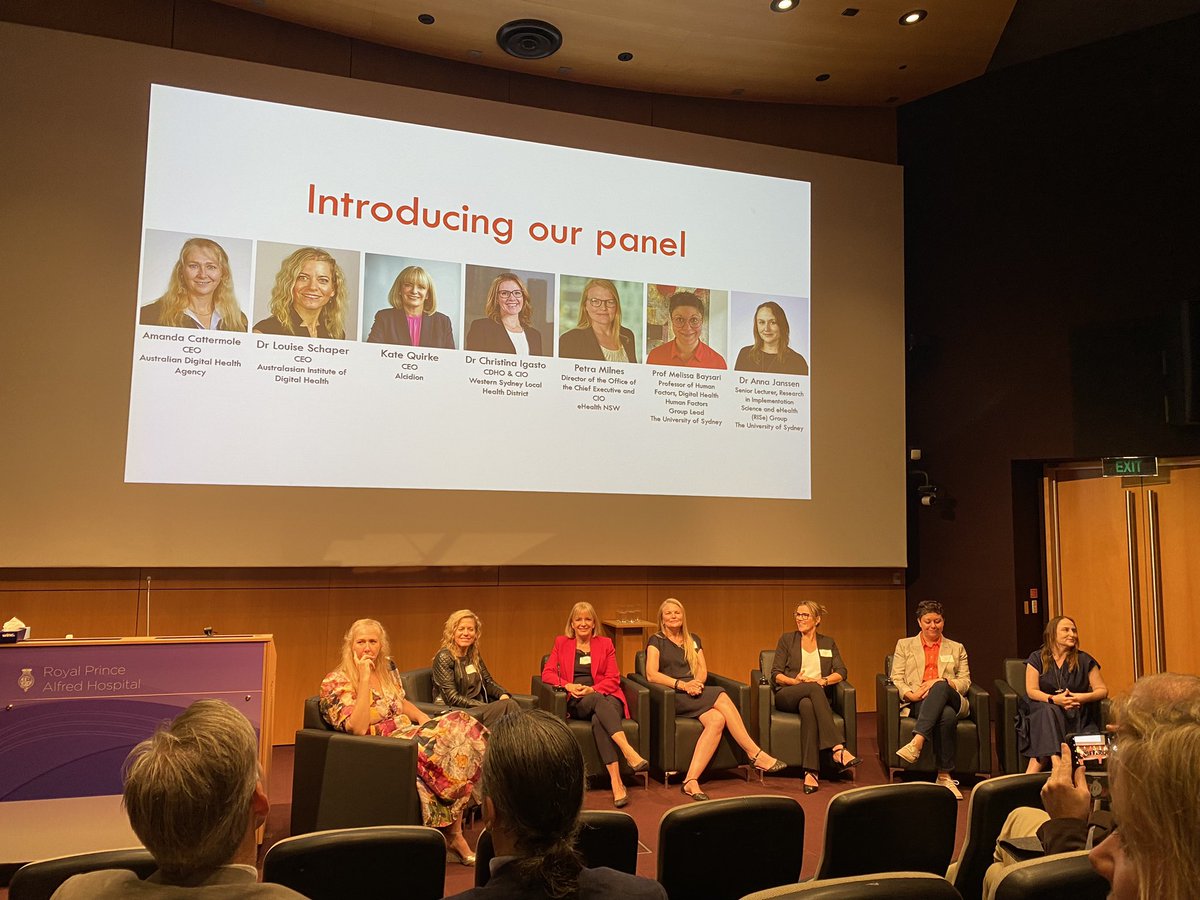 Amazing line up of women leaders in digital health