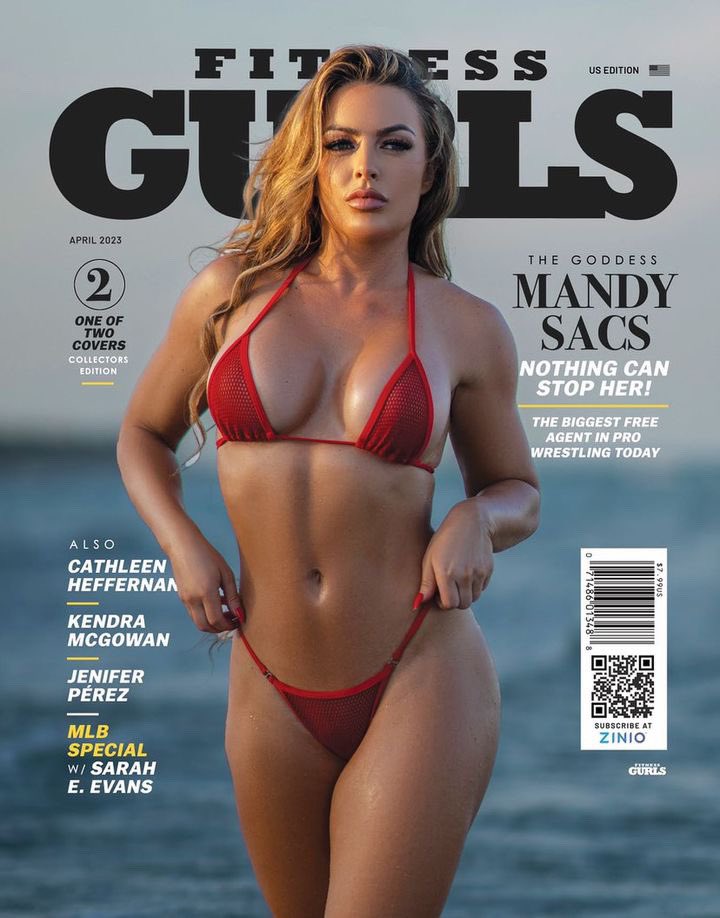 Ex WWE Star Mandy Rose Dazzles In Her 10th Career Magazine Cover 2