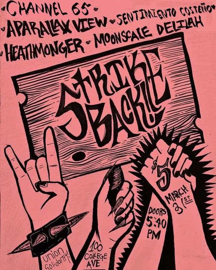 STRIKE BACK: A concert in solidarity with Rutgers Unions, students, and community. 

Join us this Friday at 6 pm to rock out and raise awareness and funds for <a href="/ruaaup/">Rutgers AAUP-AFT Academic Worker Union</a> <a href="/ruaaup_ptl/">Rutgers Adjunct Faculty Union</a> in the fight for a better Rutgers! 

Solidarity Forever!! 💛💛💛
