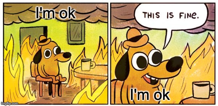 sc_dickson's tweet photo. Climate, Politics....#Thisisfine https://t.co/pj07oR0vel