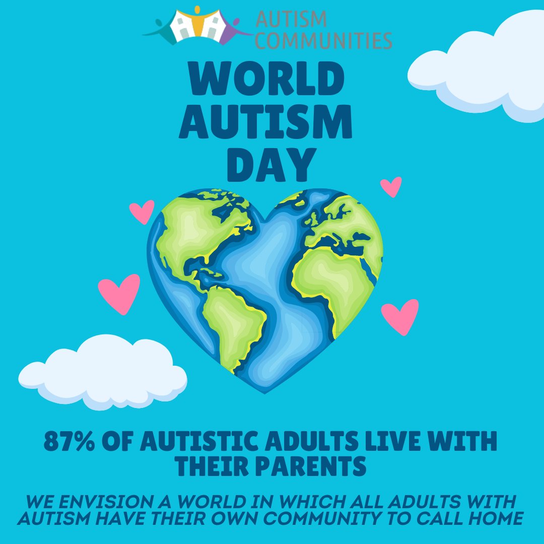 AutismComm's tweet image. Today is World Autism Day, kicking off Autism Acceptance Month. In a world where 1 in 36 children is diagnosed with Autism Spectrum Disorder, the need for further supports and resources is greater than ever.  #autismcommunities 
autismhousingnetwork.org
cdc.gov/media/releases….