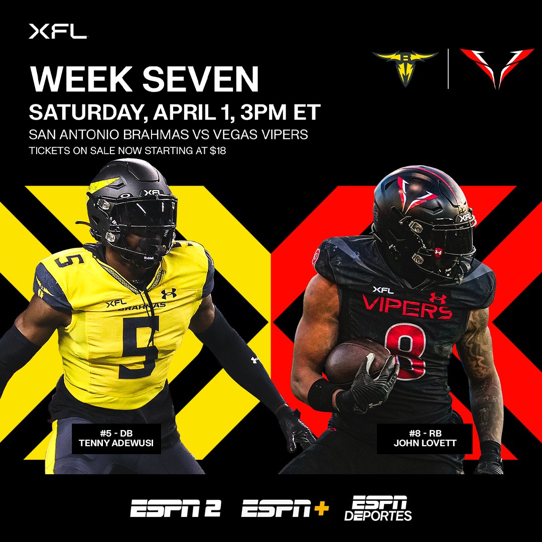 Being Loyal Promise..... on Twitter "RT XFL2023 A full slate of