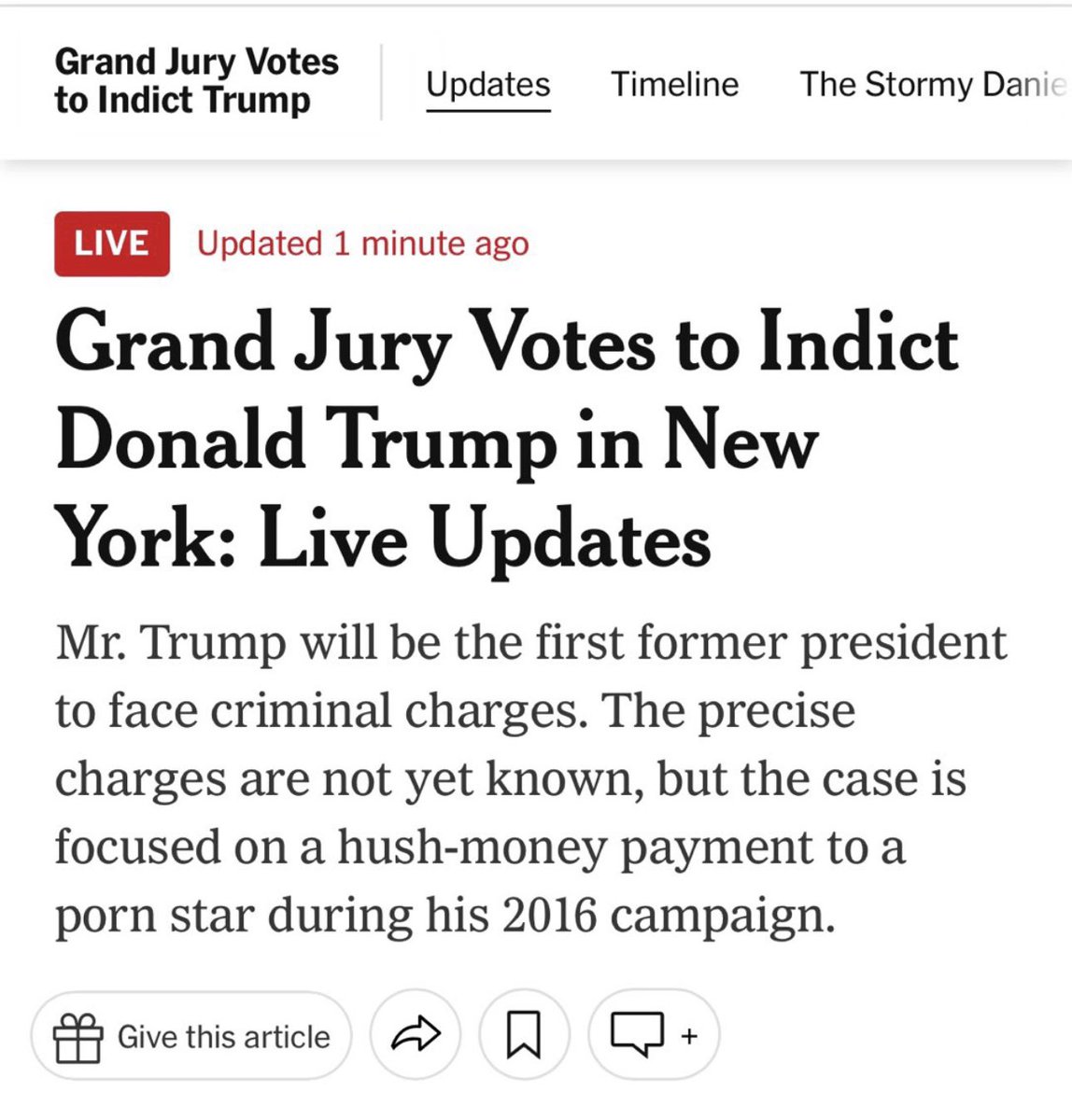 realstewpeters's tweet photo. BREAKING: Trump has been indicted in NY. 

If we allow a former president to become a political prisoner based on FAKE charges brought by a Soros funded prosecutor, we LOSE OUR COUNTRY!

This is WAR!

If @RonDeSantis doesn’t mobilize the FL National Guard to protect Mar-a-lago, he’s just as culpable as NY.